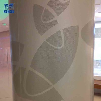 Stadiums Aluminium Exterior Wall Cladding 1mm / 2mm Thickness Column Cover