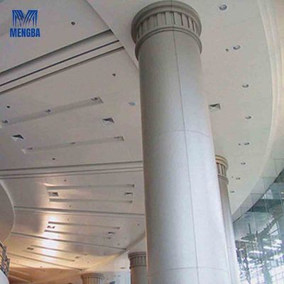 Stadiums Aluminium Exterior Wall Cladding 1mm / 2mm Thickness Column Cover