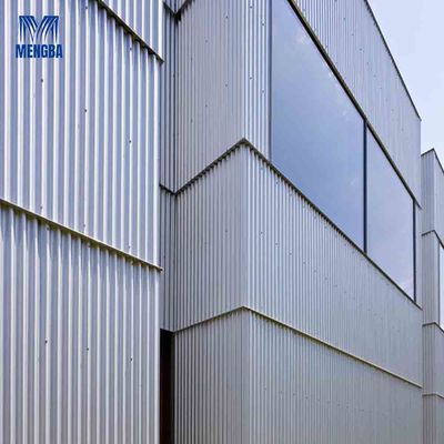 Anodizing Aluminium Curtain Wall Versatile Corrugated Aluminum Sheet