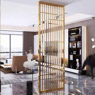 Decorative Room Divider Screen Square Aluminum Material Customized