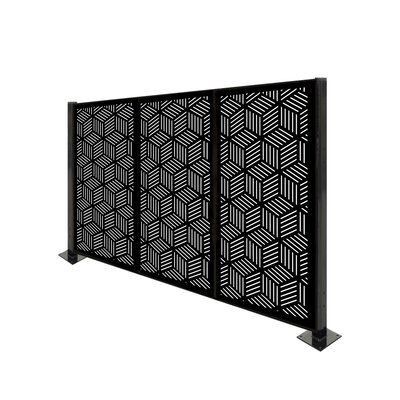 Decorative Room Divider Screen Square Aluminum Material Customized
