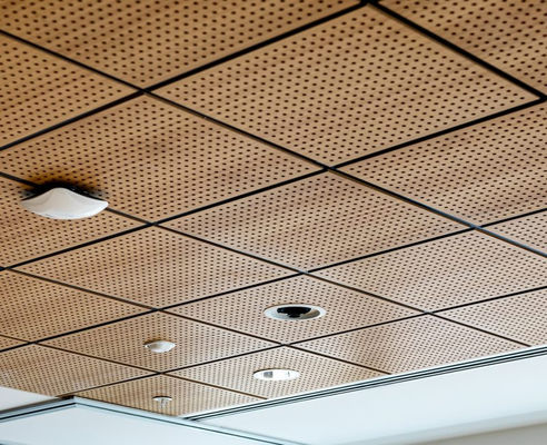Decor Aluminium Baffle Ceiling Panel Suspended 3D Acoustic Ceiling Tiles