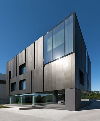 Custom Aluminium Wall Covering Fireproof Building Curtain Wall Exterior Glazing