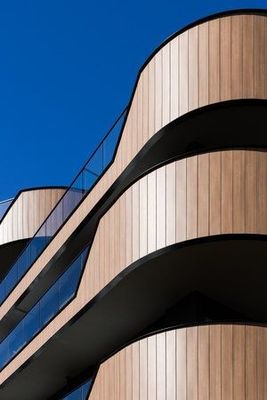 Ventilated Solid Aluminum Curtain Wall Panels Exterior Decor Soundproof