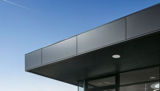 Solid Aluminium Facade Cladding Panels Soundproof Perforated Foam