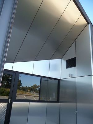 Contemporary Aluminium Curtain Wall Tempered Glass Installation For Building