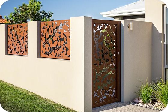 ODM Modern Aluminum Fence Gate Fireproof Powder Coated Aluminium Gate