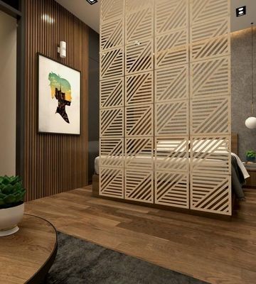 Custom Soundproof Partition Folding Room Divider Movable Lightweight