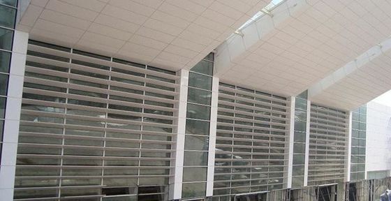 Window Aluminium Vertical Louvers Shutters Panels Soundproof