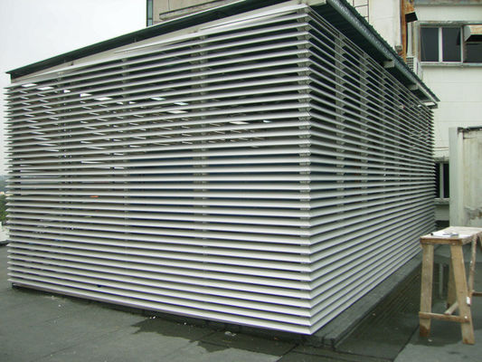 Window Aluminium Vertical Louvers Shutters Panels Soundproof