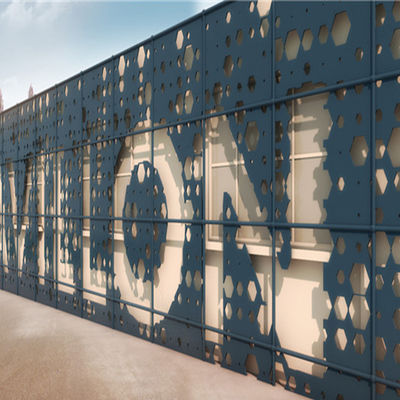 Ventilated Aluminium Curtain Wall External Cladding Veneer Facade