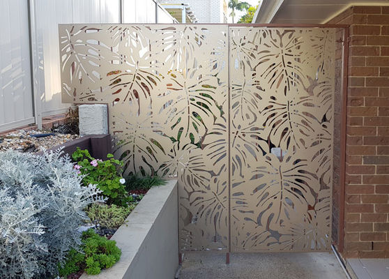 OEM Black Sliding Aluminum Fence Gate Fireproof And Weather Resistant