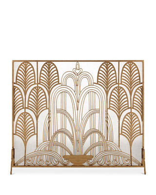 Interior Decorative Room Divider Screen Aluminum 71 Inches Overall Height