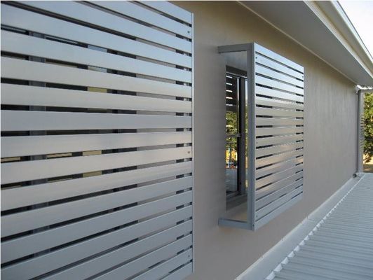 Window Aluminium Vertical Louvers Shutters Panels Soundproof
